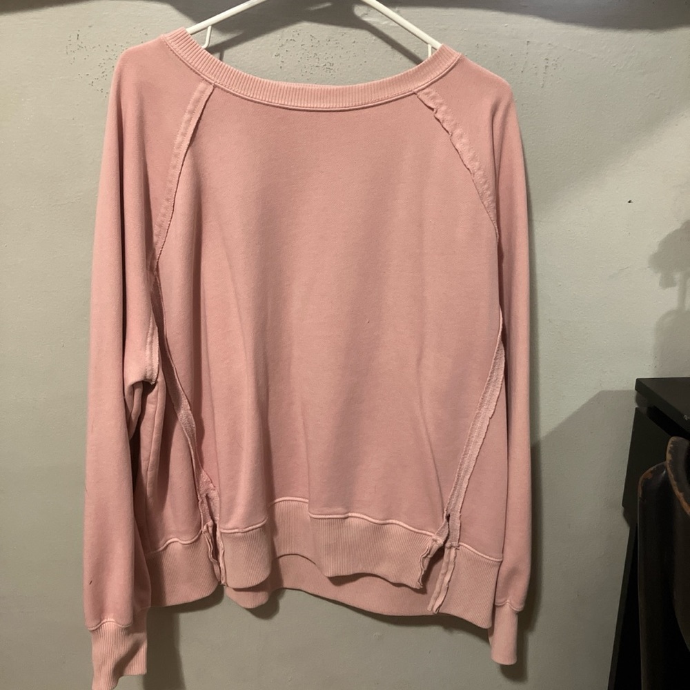 American Eagle Outfitters Pink Sweatshirt